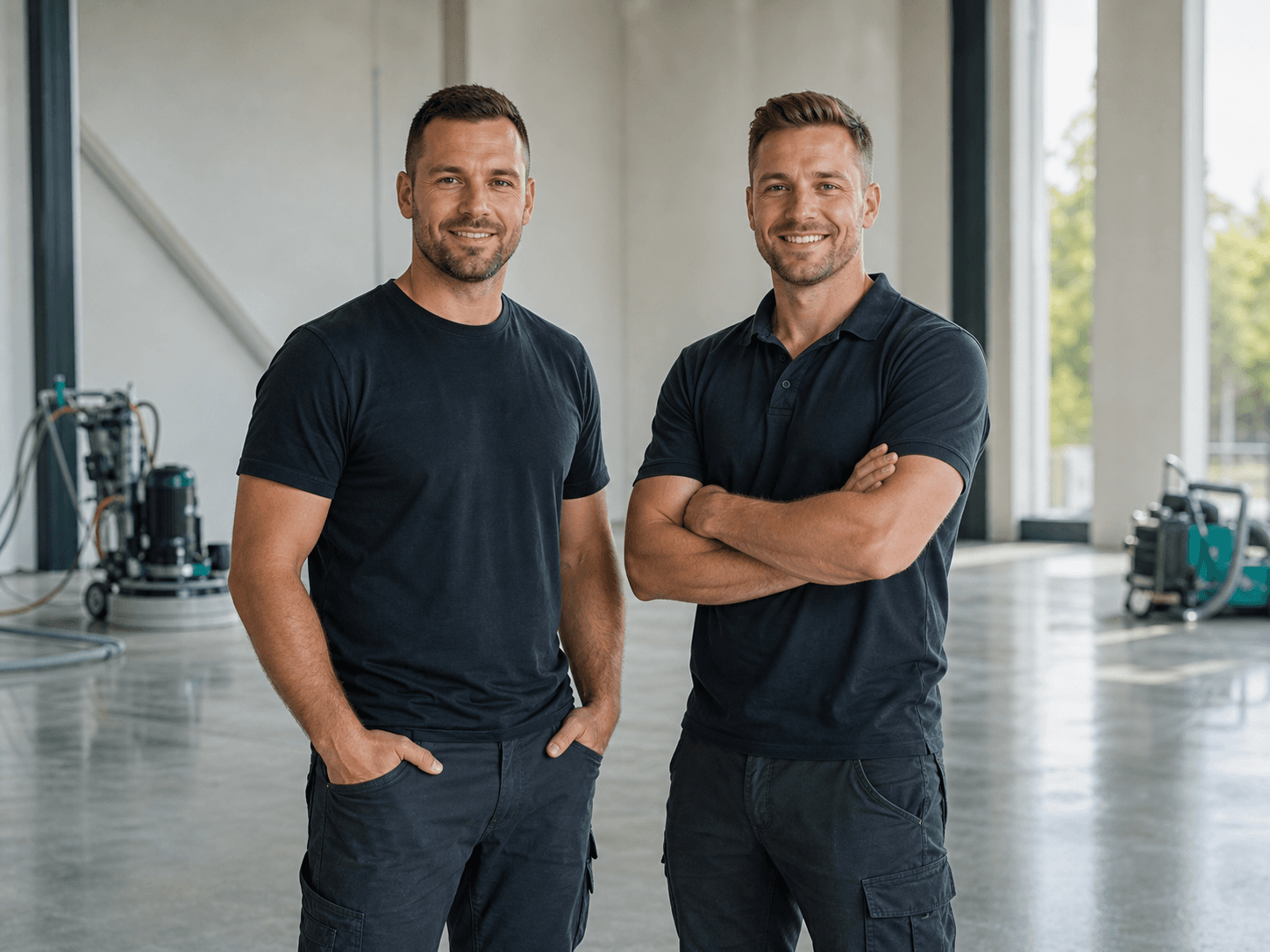 Daniel und Stefan von ASKD Bodentechnik